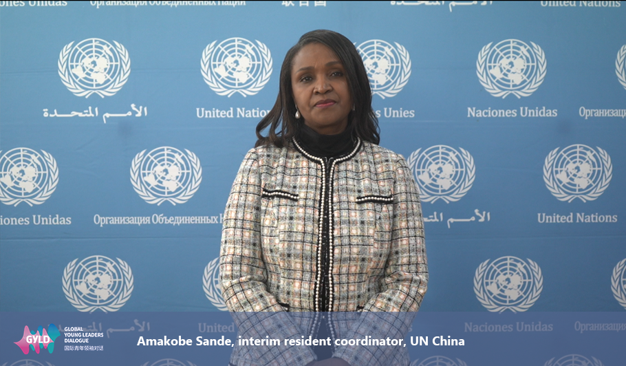 Greeting from Amakobe Sande, interim resident coordinator, UN China