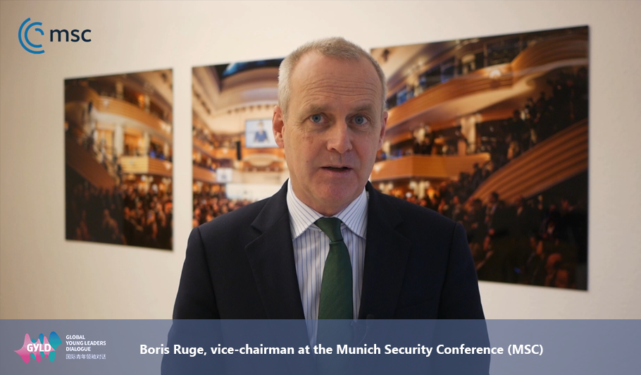 Greeting from Boris Ruge, vice-chairman at the Munich Security Conference (MSC)